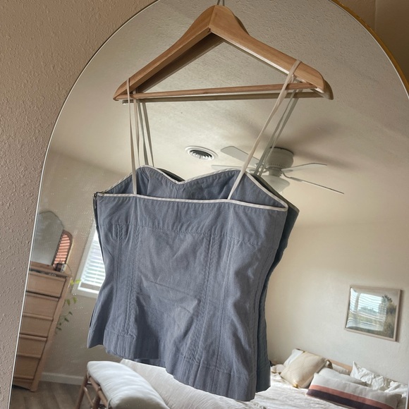 marc jacobs denim corset top - Picture 3 of 4